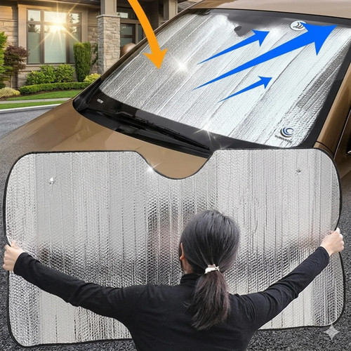 Large windscreen sun shade car - large,
