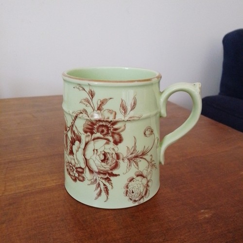Vintage floral transfer ware - vintage,