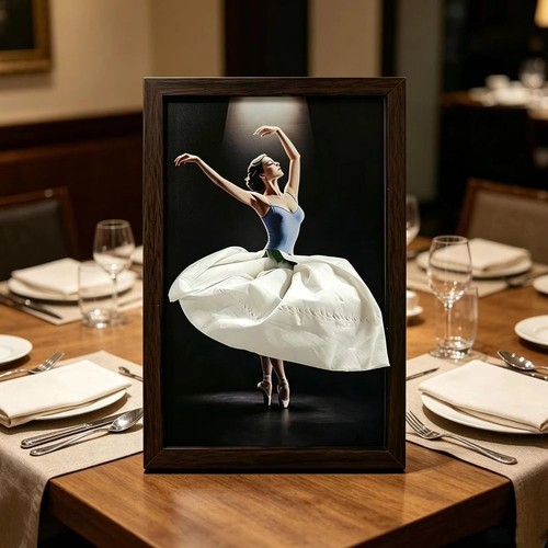 Ballet dancer tissue - dancer, box
