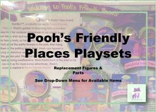 Vintage Mattel Pooh's Friendly Places Replacement Parts-Pick!