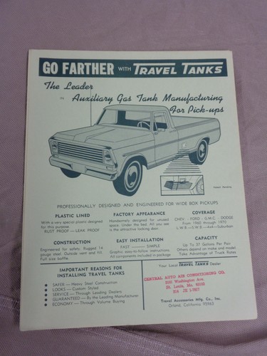 Travel tanks flyer brochure - flyer, 68