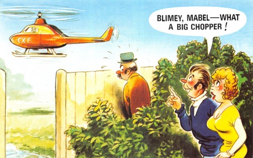 Bamforth black triangle comic - black,