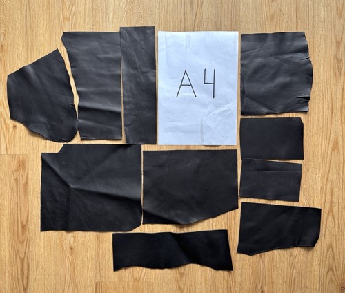 Black soft leather 1 - leather, 1.3