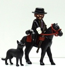 Playmobil Bounty Hunter Bounty Hunter - Western Gloves Horse Dog Custom