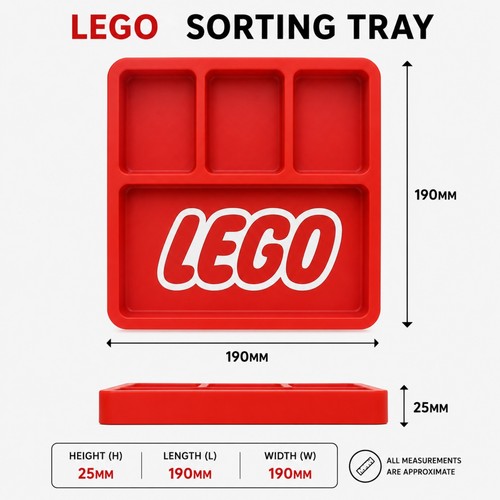 Lego sorting tray - lego, multiple