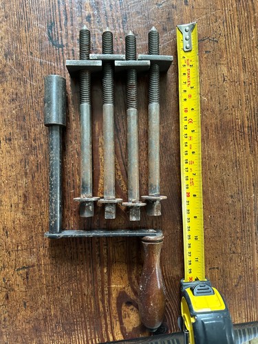 Antique four poster - bed, bolts