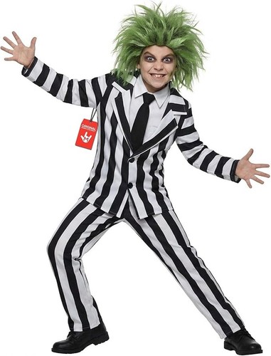 Kids beetlejuice costume black - kids,