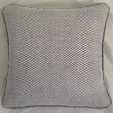 A 16 Inch cushion cover in Laura Ashley Anneliese Pale Grape Fabric