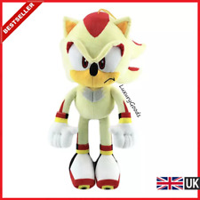 🟡Sonic the Hedgehog Super Shadow Plushie Stuffed video games Plush Toy SEGA UK