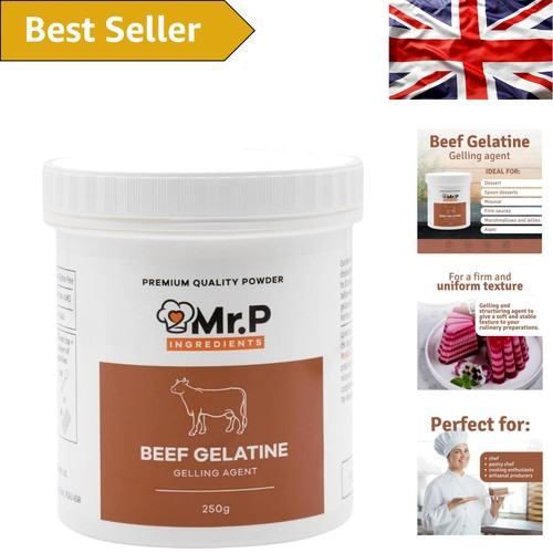 250g natural beef gelatine - natural,