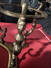 Vtg 3 LEG BRASS STAND for