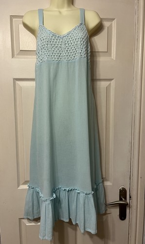 Riviera beach dress blue - beach,
