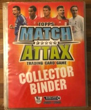 COMPLETE Match Attax Collector Binder 07/08
