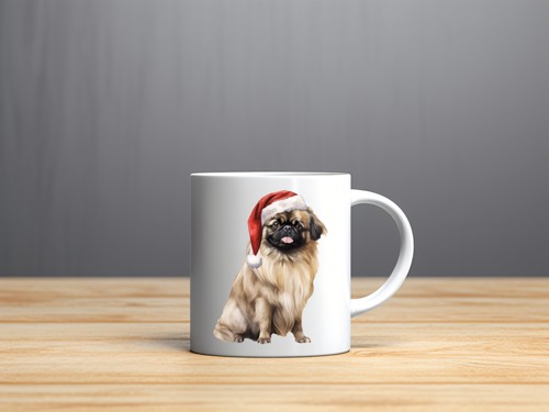 Pekingese dog christmas - dog,