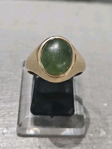 9ct yellow gold vintage green - 9ct,