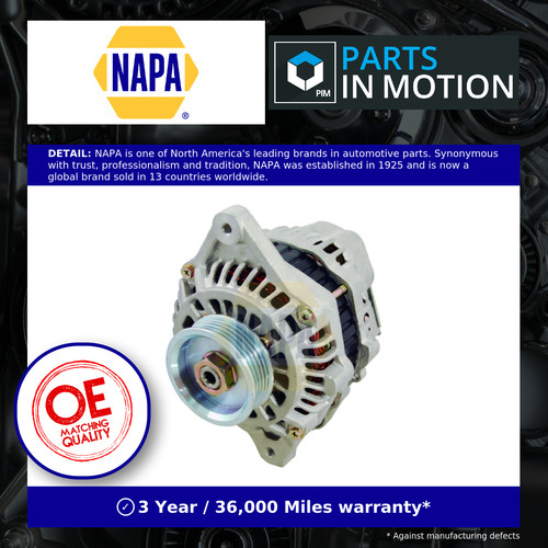 Alternator nal1711 napa - alternator,