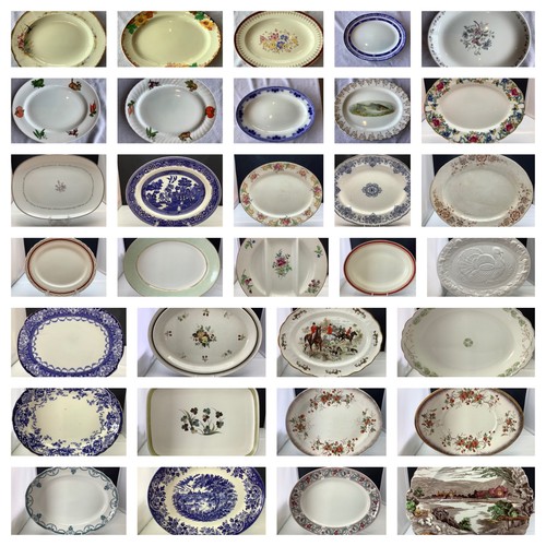 Vintage china serving plates - serving,