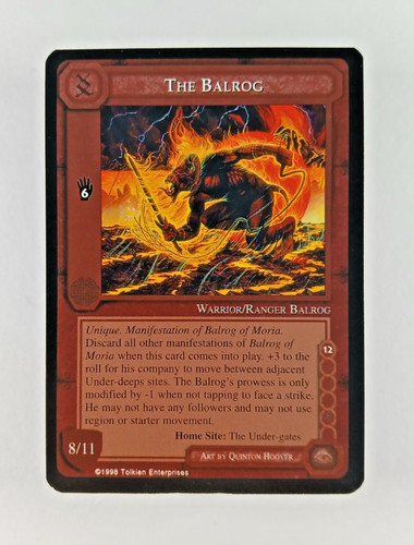 The balrog middle earth ccg - -,