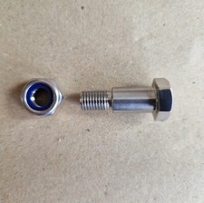 92003-079 KAWASAKI Z1 Z900 Z1000 H1 H2 KH SIDE STAND PIVOT BOLT STAINLESS SET 