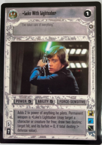 Luke with lightsaber - luke,