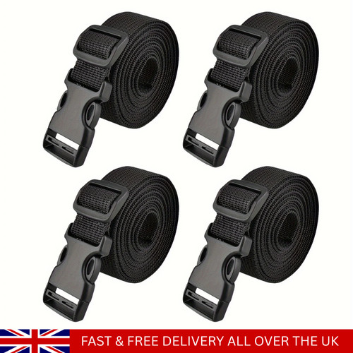 Pcs black suitcase straps - suitcase,