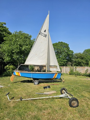 Gp14 sailing dinghy trolley - gp14,