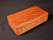 Wooden Box Oak Turquoise