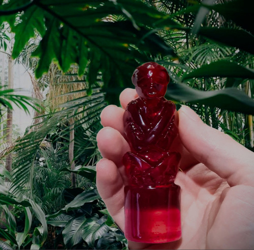 Ruby monkey statue - ruby,