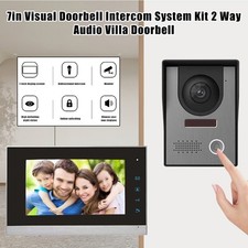 1/2/3PCS Monitor Apartment Video Door Phone Audio Visual Intercom Entry System