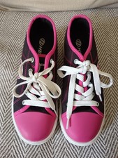 Heelys Classic X2 UK 2 EU 34 - Black / White / Hot Pink 