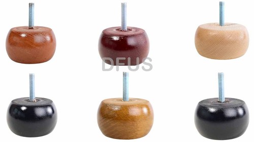 Solid beech bun - 4x,