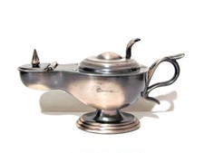 DUNHILL ALADDINS LAMP Vintage 1950s Petrol Table Lighter Roman Lamp Excellent