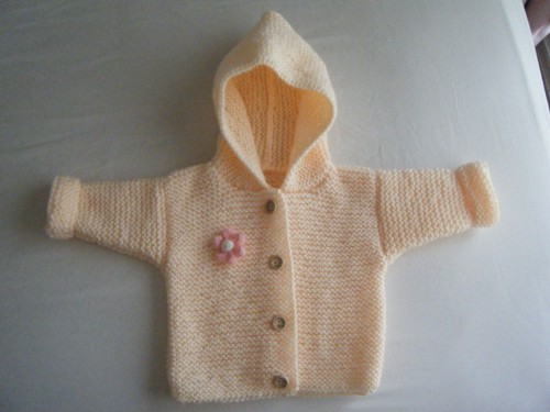 Handknitted baby girls - handknitted,