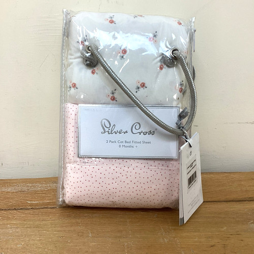 Silver cross floral fitted - -,