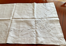 White vintage embroidered