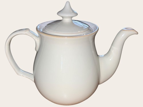 Denby linen tea pot - denby,