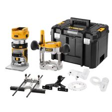 DEWALT DCW604NT 18v Brushless Laminate Trimmer 1/4" Router With Plunge Base Case