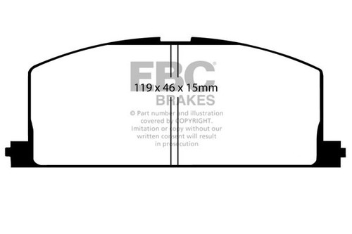 Ebc yellowstuff front brake - yellowstuff,