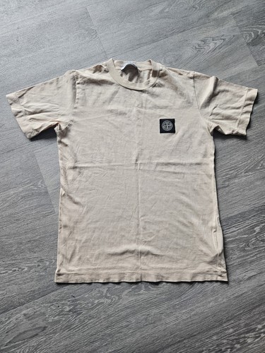 Stone island beige boys tshirt - beige,
