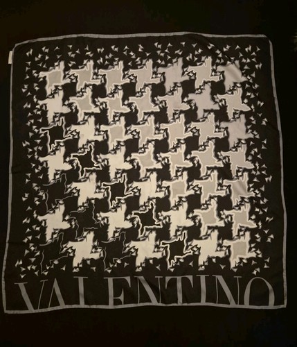 Valentino 86cm silk square - valentino,