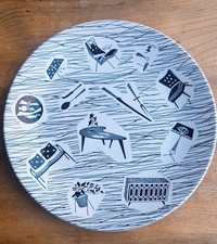 Vintage Ridgway Pottery Homemaker 10 Inch Dinner  Plate - 1950s   FREE POSTAGE 