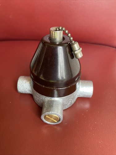 Bakelite pull switch walsall - bakelite,