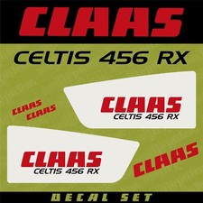 Claas Celtis 456 RX tractor decal aufkleber adesivo sticker set
