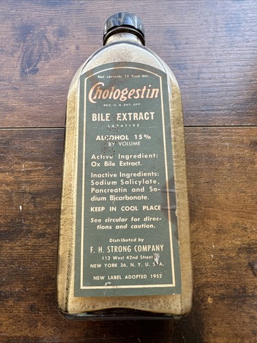 Vintage medicine bottle - medicine,