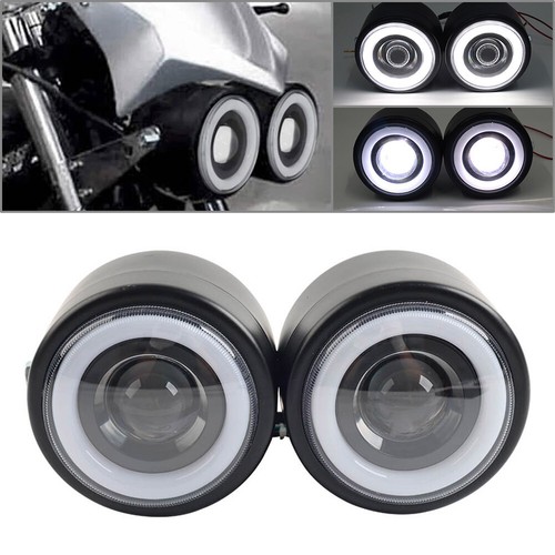 Twin headlight motorcycle dual - headlight,