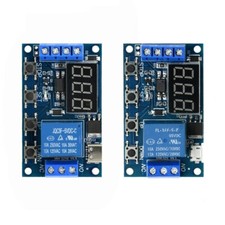 DC6-30V Timer Relay Programmable Delay Relay Module Cycle Timer with LED Display