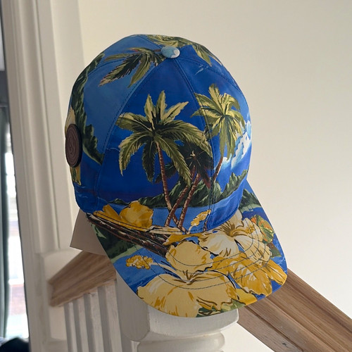 Gucci blue floral hawaiian - gucci,