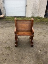 Victorian Church Pew / Solid
