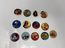 Lot Of 80 Vintage POGS Disney