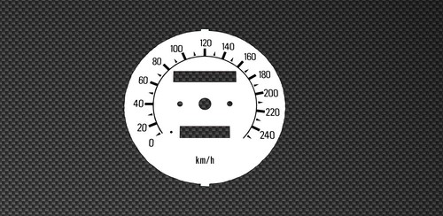 Speedometer disc fits yamaha - speedometer,